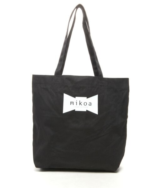 LOWRYS FARM（ローリーズファーム）の「☆新作☆ロゴトートバッグ／Ｍ/mikoa（バッグ・レディース・イエロー/ピンク/ブラック/オフ・ナシ）」の2枚目の写真