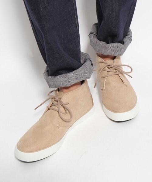 GLOBAL WORK（グローバルワーク）の「チャッカスニーカー（シューズ・メンズ・ネイビー88/カモフラ78/ベージュ52/ピンク25/ブラウン58・Ｌ(27～27.5cm)/Ｍ(26～26.5cm)/Ｓ(25～25.5ｃｍ））」の6枚目の写真