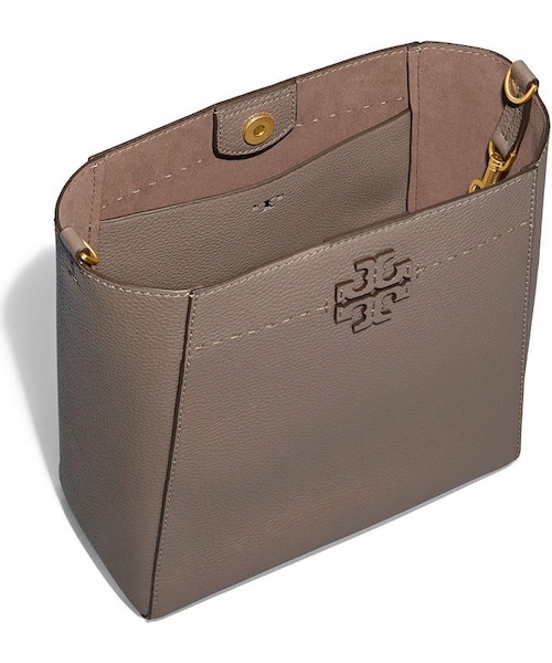 TORY BURCH(トリーバーチ)の「Tory Burch McGraw Leather Hobo Bag(バックパック/リュック・レディース・Black/Brown・One Size)」の4枚目の写真