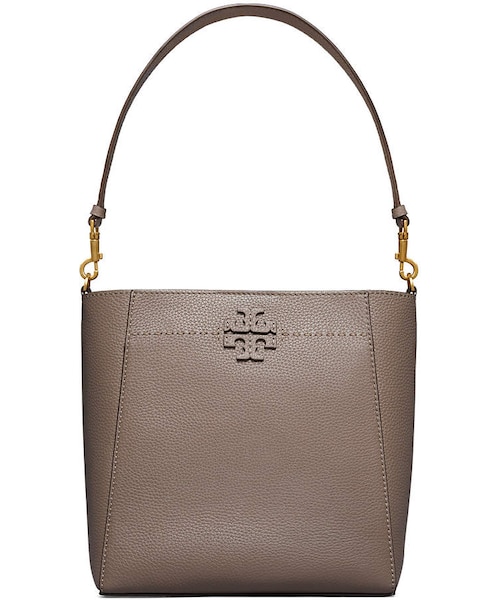TORY BURCH(トリーバーチ)の「Tory Burch McGraw Leather Hobo Bag(バックパック/リュック・レディース・Black/Brown・One Size)」の3枚目の写真
