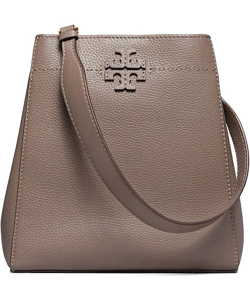 TORY BURCH(トリーバーチ)の「Tory Burch McGraw Leather Hobo Bag(バックパック/リュック・レディース・Black/Brown・One Size)」の5枚目の写真