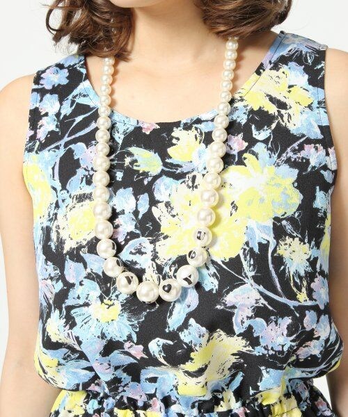 Heather（ヘザー）の「アートフラワーワンピース（ワンピース/ドレス・レディース・ブラック/ホワイト・Ｆ）」の5枚目の写真