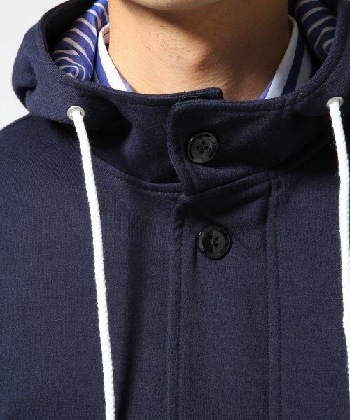 RAGEBLUE（レイジブルー）の「カットフハクフードジャケット（ジャケット/アウター・メンズ・グレー/ネイビー/グリーン/ブルー・Ｌ/Ｍ）」の7枚目の写真