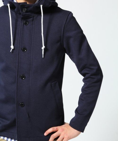 RAGEBLUE（レイジブルー）の「カットフハクフードジャケット（ジャケット/アウター・メンズ・グレー/ネイビー/グリーン/ブルー・Ｌ/Ｍ）」の9枚目の写真