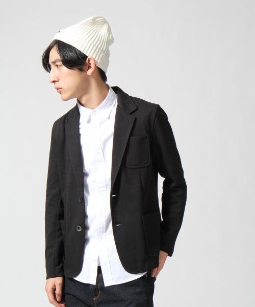 RAGEBLUE(レイジブルー)の「カットフハクテーラードジャケット(ジャケット/アウター・メンズ・グレー/ネイビー/ブラック/グリーン・L/M)」の1枚目の写真