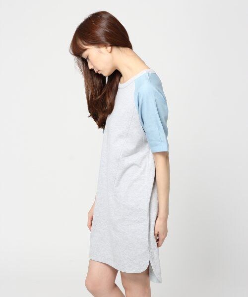 JEANASIS（ジーナシス）の「デニムハイショクワンピース（ワンピース/ドレス・レディース・BLK/GRY5・FREE）」の3枚目の写真