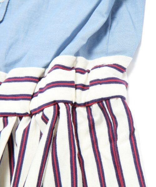 GLOBAL WORK(グローバルワーク)の「【キッズ】ストライプキリカエワンピース(ワンピース/ドレス・キッズ・ホワイト05/ブルー82・L(110~120cm)/M(100~110cm)/S(90~100cm)/XL(120~130cm))」の8枚目の写真