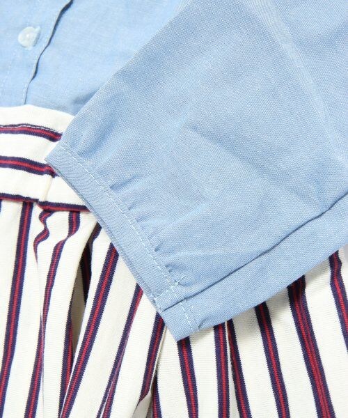 GLOBAL WORK(グローバルワーク)の「【キッズ】ストライプキリカエワンピース(ワンピース/ドレス・キッズ・ホワイト05/ブルー82・L(110~120cm)/M(100~110cm)/S(90~100cm)/XL(120~130cm))」の7枚目の写真