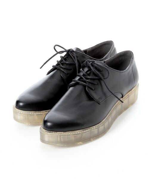 LEPSIM（レプシィム）の「【WEB先行予約】クリアヒールアツゾコシューズ（シューズ・レディース・ブラック/ホワイト・Ｌ（24-24.5）/Ｍ（23-23.5））」の5枚目の写真