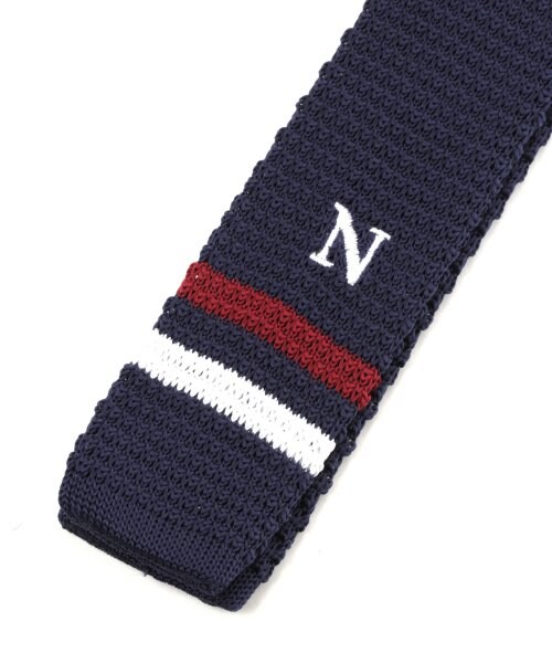 RAGEBLUE（レイジブルー）の「ニットタイSS（アクセサリー・メンズ・ネイビー/ワイン/ブルー/ボーダーネイビー・ONE SIZE）」の8枚目の写真