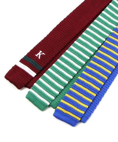 RAGEBLUE（レイジブルー）の「ニットタイSS（アクセサリー・メンズ・ネイビー/ワイン/ブルー/ボーダーネイビー・ONE SIZE）」の10枚目の写真