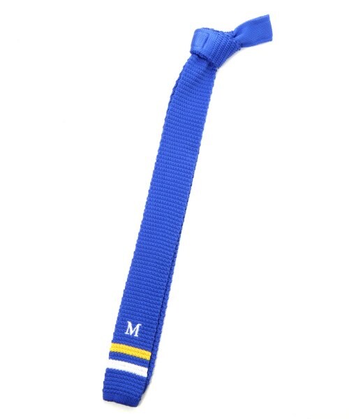 RAGEBLUE（レイジブルー）の「ニットタイSS（アクセサリー・メンズ・ネイビー/ワイン/ブルー/ボーダーネイビー・ONE SIZE）」の2枚目の写真