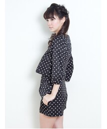 EARTH セットアップ earth music&ecology トレーナー スウェット ハーフZIP