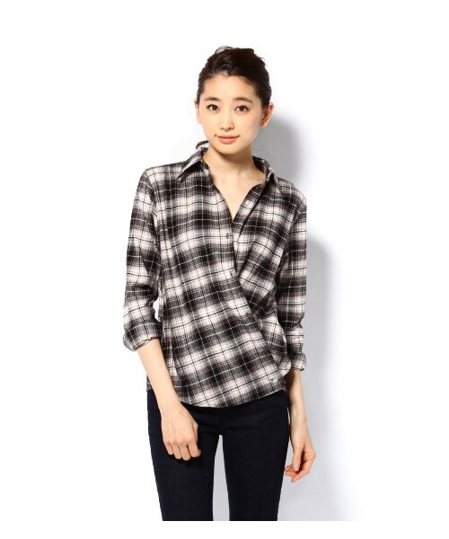 Spick&Span Noble（スピック＆スパンノーブル）の「チェックシャツ（シャツ・レディース・ブルーベース・フリー）」の11枚目の写真