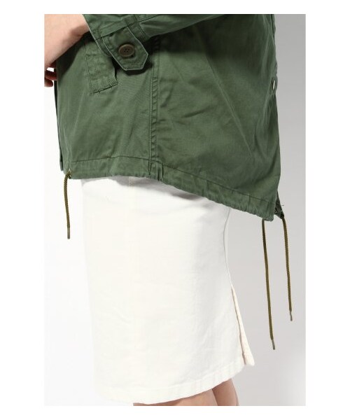 SLOBE IENA(スローブイエナ)の「フードミリタリーブルゾン(その他ブルゾン・レディース・カーキ/サックスブルー/ナチュラル・フリー)」の11枚目の写真