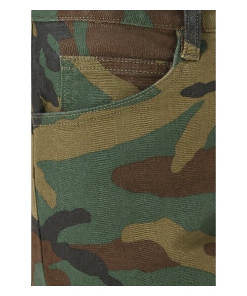 JOURNAL STANDARD（ジャーナルスタンダード）の「カモフラストレッチテーパードパンツ（クロップド・半端丈パンツ・レディース・カーキ/ベージュ・36/38/40）」の9枚目の写真