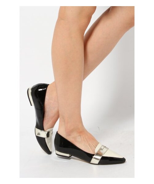 LE TALON（ルタロン）の「◆ Le Talon GRISE◆ポインテッドローファー（その他シューズ・レディース・シルバー/ブラック・35.5/36/36.5/37/37.5/38）」の10枚目の写真