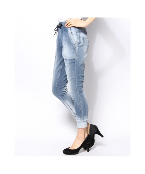 YANUK(ヤヌーク)の「デニム風 紐付きパンツ(14SS) Lounge Pants(パンツ・レディース・ブルー・XS size/S size)」の3枚目の写真