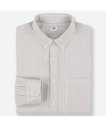 UNIQLO | エクストラファインコットンブロードストライプシャツ（ボタンダウン・長袖）(シャツ/ブラウス)