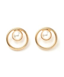 GRL | パール×サークルピアス(ピアス（両耳用）)