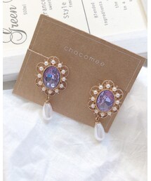 chocomee | アンティークドロップピアス(ピアス（両耳用）)