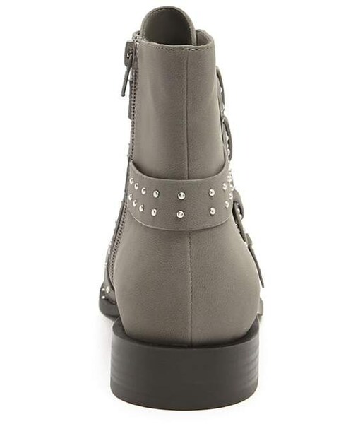 FOREVER 21（フォーエバー トゥエンティーワン）の「Forever 21 Studded Faux Leather Booties（ブーツ・レディース・Black/Gray・5.5/6/7/7.5/10/8/9）」の10枚目の写真