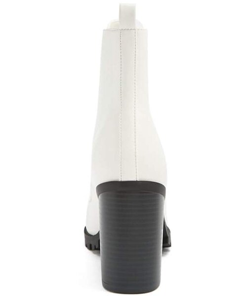 FOREVER 21（フォーエバー トゥエンティーワン）の「Forever 21 Faux Leather Ankle Boots（ブーツ・レディース・Red/Black/White・8/9/10/5.5/6/7/7.5）」の14枚目の写真