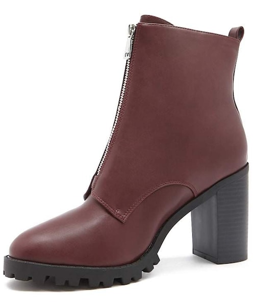 FOREVER 21（フォーエバー トゥエンティーワン）の「Forever 21 Faux Leather Ankle Boots（ブーツ・レディース・Red/Black/White・8/9/10/5.5/6/7/7.5）」の15枚目の写真