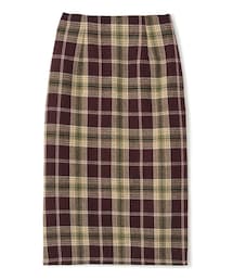 GRL | チェックロングタイトスカート(スカート)