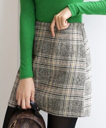 DHOLIC | チェックHラインミニスカート(スカート)