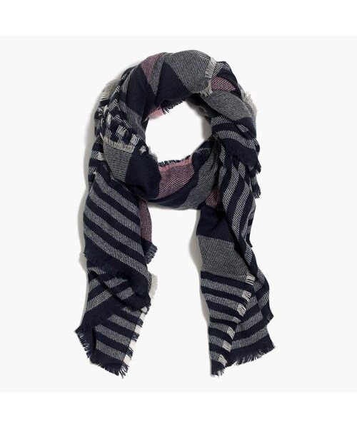 J.Crew Factory（ジェイクルーファクトリー）の「J.Crew Factory Striped scarf（）」 WEAR