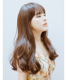 PINKAGE | フルウィッグ）ラブミーミディアムロングウェーブ（シュプリーム原糸）(ウィッグ)