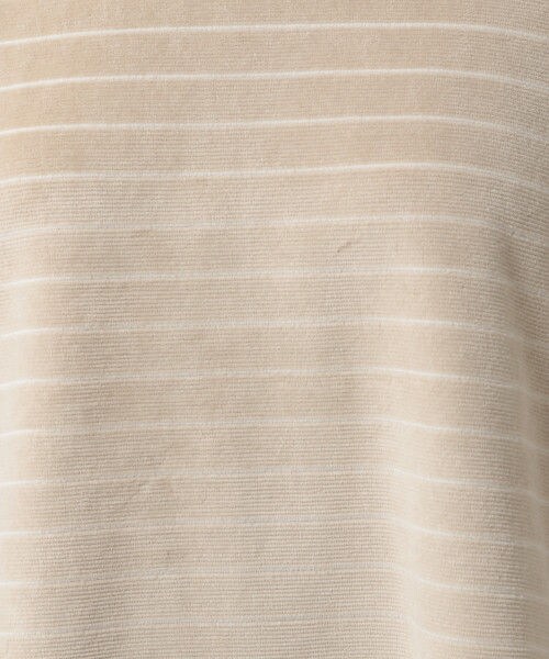 studio CLIP(スタディオクリップ)の「カットコールボーダーVネックプルオーバー(トップス・アイボリー×ホワイト/グレー/ボルドー/ブラウン)」の13枚目の写真