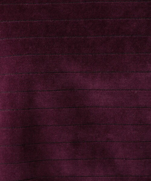 studio CLIP(スタディオクリップ)の「カットコールボーダーVネックプルオーバー(トップス・アイボリー×ホワイト/グレー/ボルドー/ブラウン)」の15枚目の写真