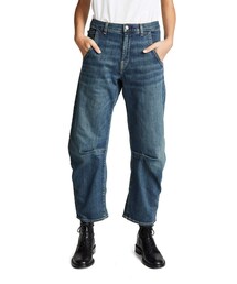 NILI LOTAN コットン カーブパンツ ペインター デニム 0 ニリロタン セール】デニム ホイルペイント カーブパンツ（デニムパンツ