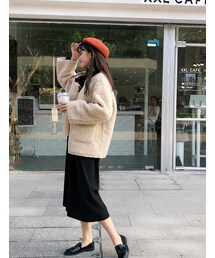 bodurine | ラウンドクルクルジャケット*全2色*(その他アウター)