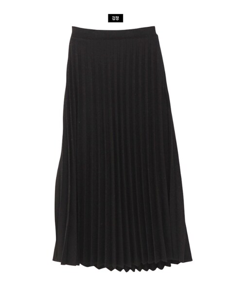 Dailyabout(デイリーアバウト)の「バックゴムプリーツロングスカート(スカート・レディース・ブラウン/グレー/ブラック・FREE)」の2枚目の写真