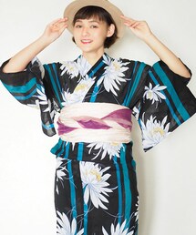 浴衣 単品 仕立て上がり 女性用 綿100％ 4L アイボリー NO42132 浴衣 単品 仕立て上がり 女性用 綿100％ 4L アイボリー NO42132
