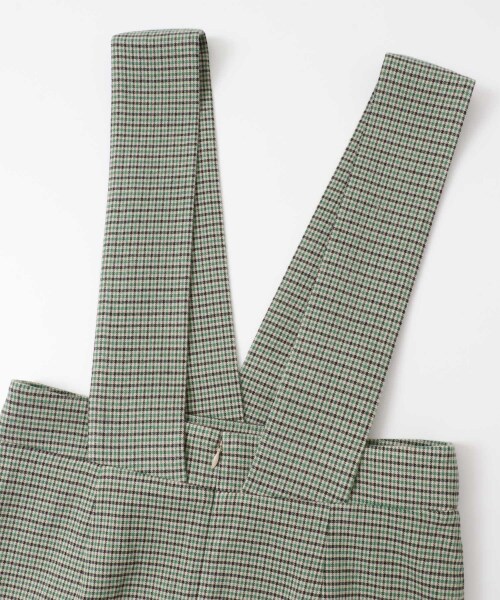 KBF(ケイビーエフ)の「KBF+千鳥格背心裙(ワンピース/ドレス・レディース・紫色/綠色/灰色・one)」の22枚目の写真