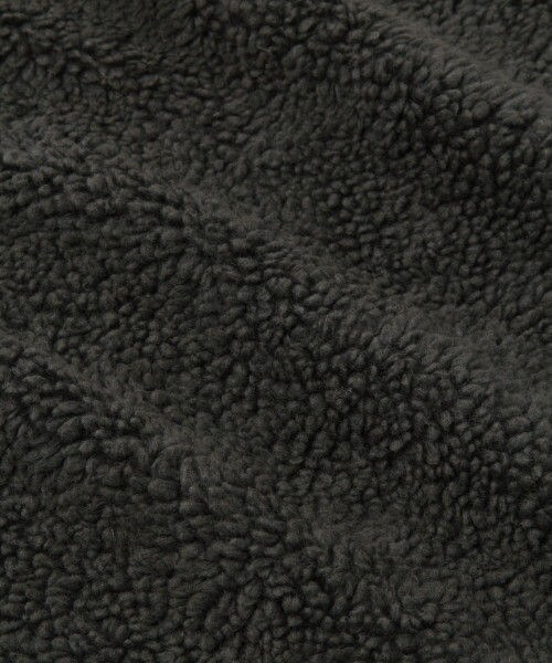 LEPSIM（レプシィム）の「ボアクループルオーバー／ＬＳ（トップス・アイボリー/チャコールグレー/モカ）」の18枚目の写真