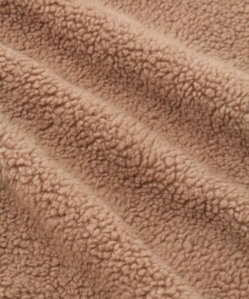 LEPSIM（レプシィム）の「ボアクループルオーバー／ＬＳ（トップス・アイボリー/チャコールグレー/モカ）」の19枚目の写真