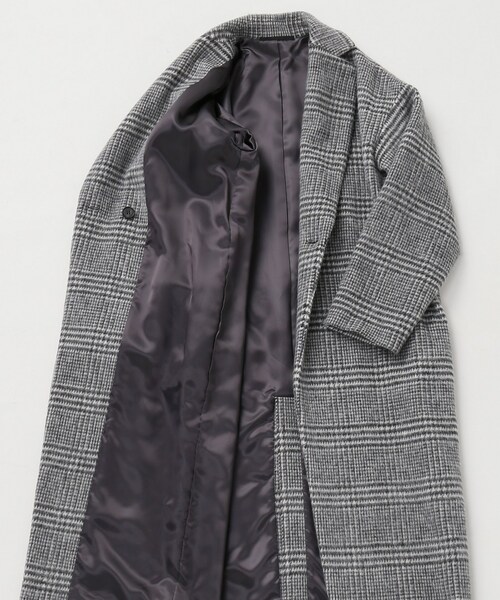 AP STUDIO (エーピー ストゥディオ) （グレンチェックコート） AP STUDIO（エーピーストゥディオ）の「グレー（）」 - WEAR