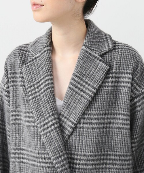 AP STUDIO (エーピー ストゥディオ) （グレンチェックコート） AP STUDIO（エーピーストゥディオ）の「グレー（）」 - WEAR