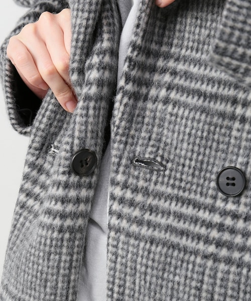 AP STUDIO (エーピー ストゥディオ) （グレンチェックコート） AP STUDIO（エーピーストゥディオ）の「グレー（）」 - WEAR