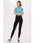 Topshop | Topshop TALL Black Joni Jeans(牛仔褲)