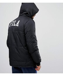 fila puffer jacket black