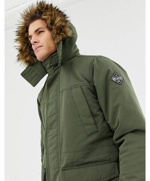 Hollister(ホリスター)の「Hollister all weather faux fur trim Hollister(ホリスター)の「Hollister all weather faux fur trim