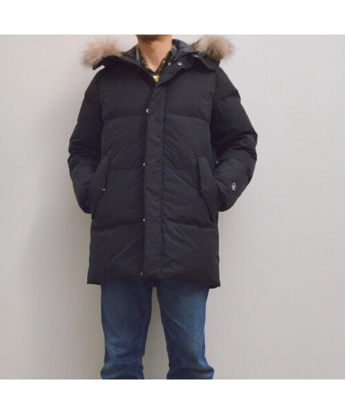 Danton ダントン の メンズ Orcival オーチバル ファー付きダウンコートrc 29wny ダウンジャケット コート Wear