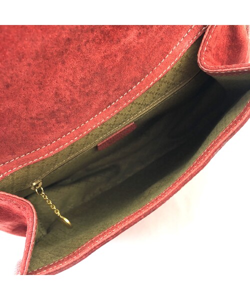 ◎美品◎GUCCI ホースビット スエード ボディバッグ 赤 STORES.jp（ストアーズドットジェーピー）の「GUCCI グッチ