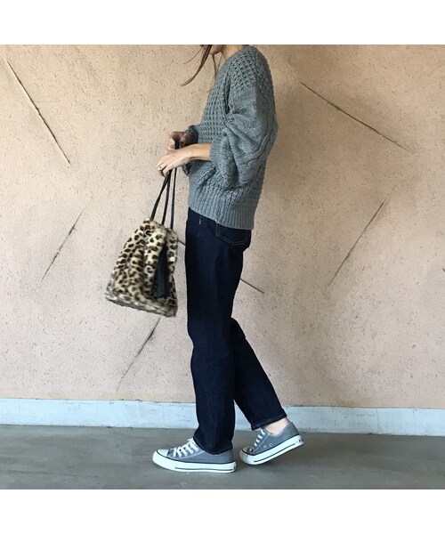 copine（コピン）の「ケーブルボリューム袖ざっくりルーズニット（3color）（ニット/セーター・レディース・その他）」の12枚目の写真